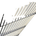 Aerofoil aluminium louver extrusion profile